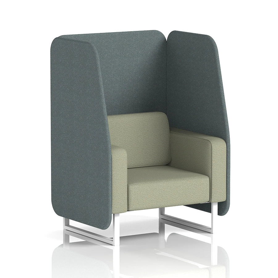 Brixworth Open Booth in Two Tone - 1 Seater