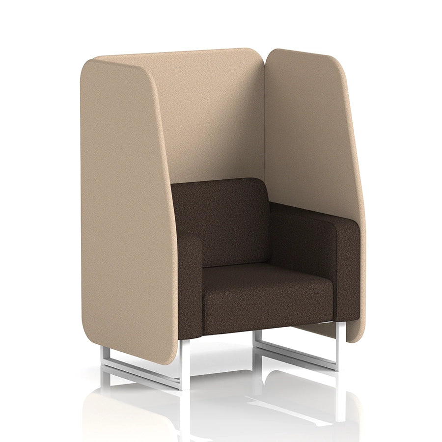 Brixworth Open Booth in Two Tone - 1 Seater