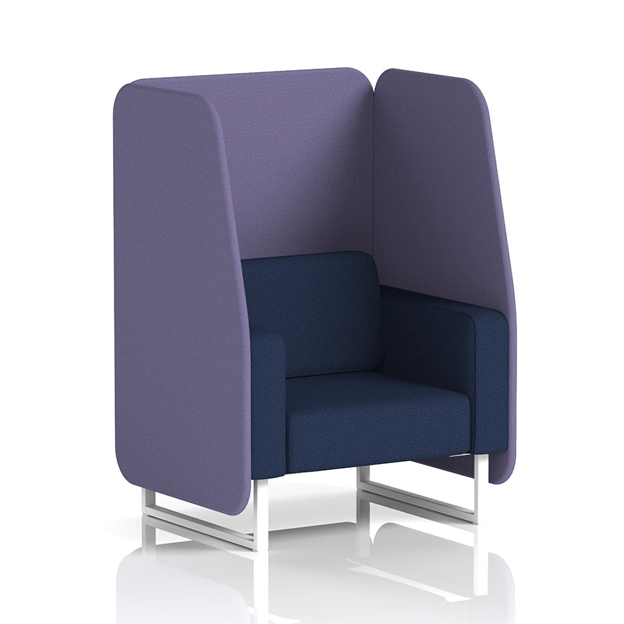 Brixworth Open Booth in Two Tone - 1 Seater