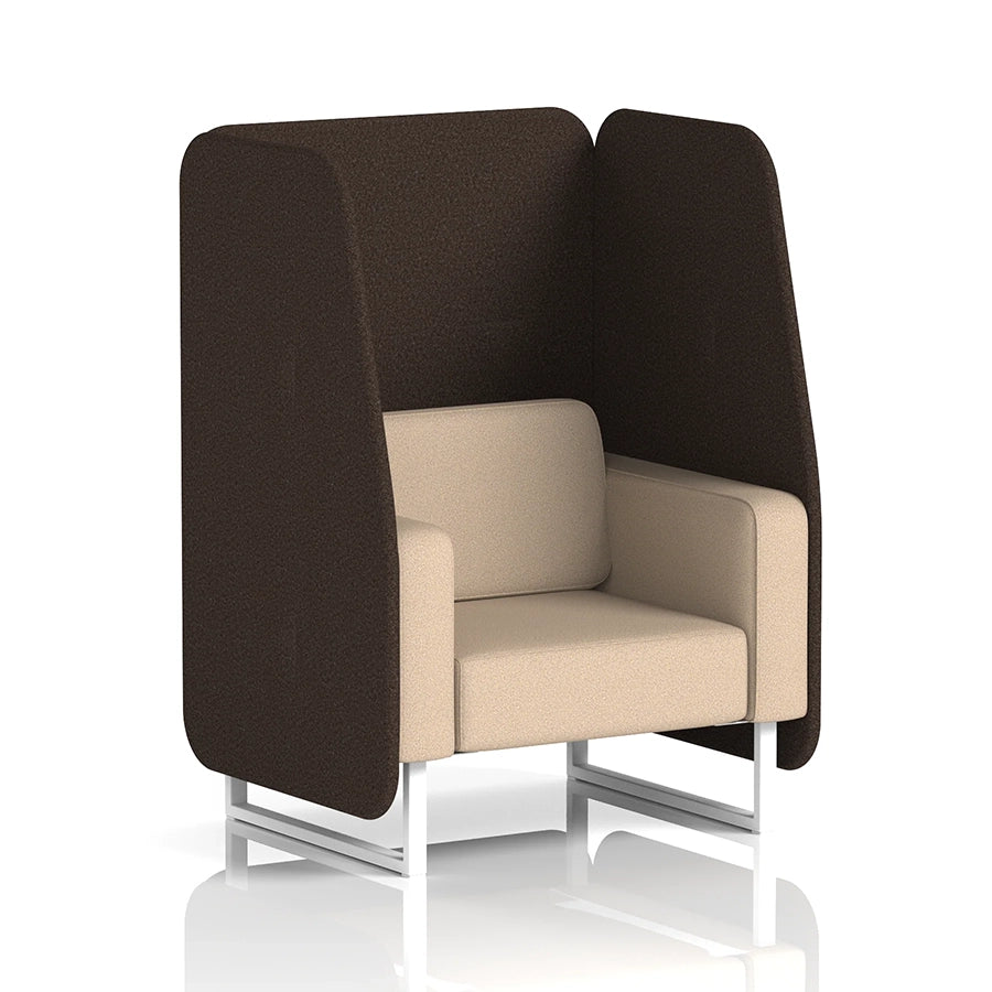 Brixworth Open Booth in Two Tone - 1 Seater
