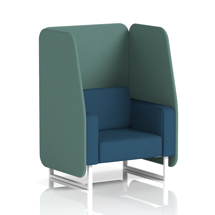 Brixworth Open Booth in Two Tone - 1 Seater