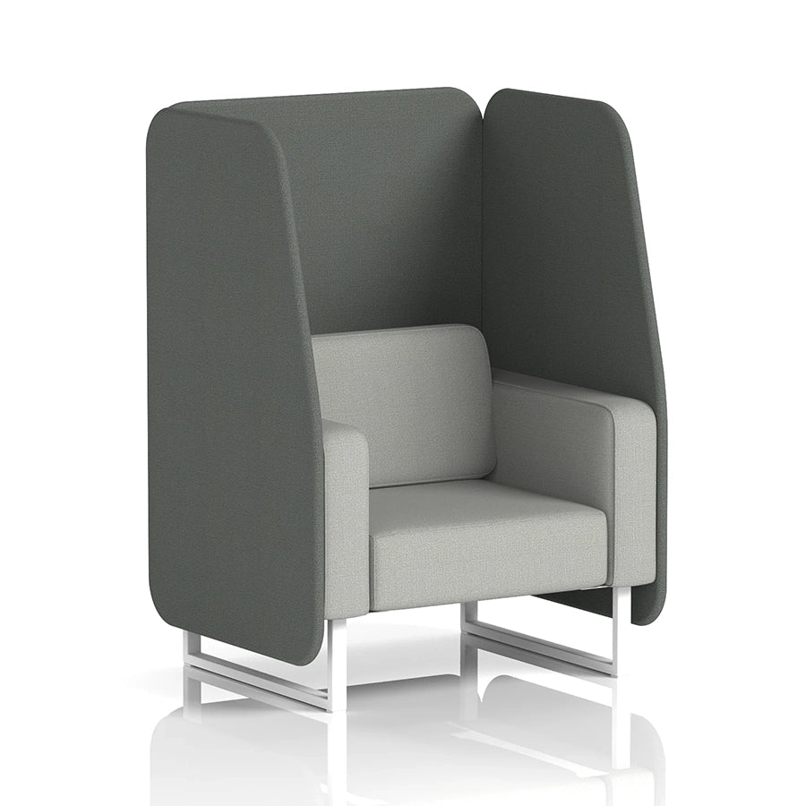 Brixworth Open Booth in Two Tone - 1 Seater