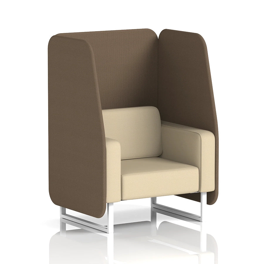 Brixworth Open Booth in Two Tone - 1 Seater