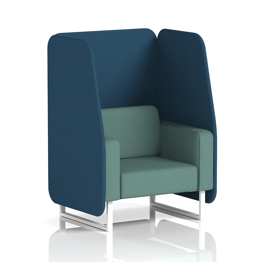 Brixworth Open Booth in Two Tone - 1 Seater