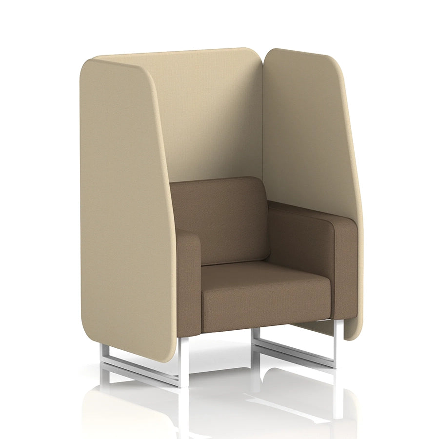 Brixworth Open Booth in Two Tone - 1 Seater