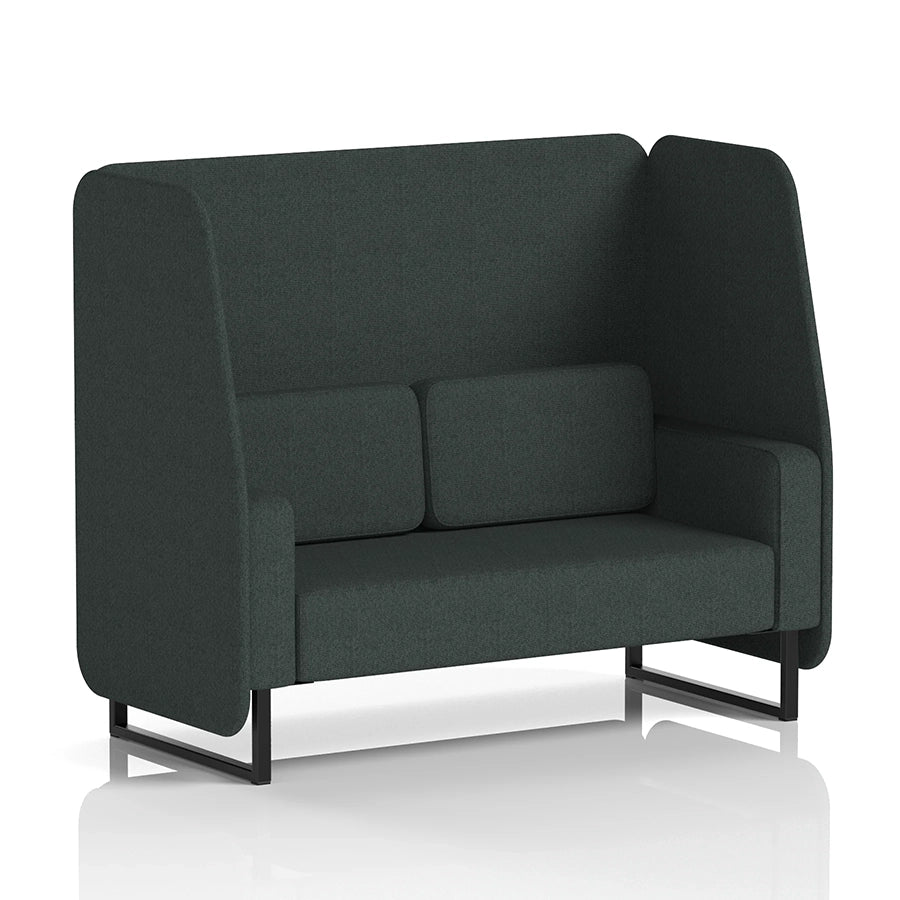 Brixworth Open Booth in Single Tone - 2 Seater