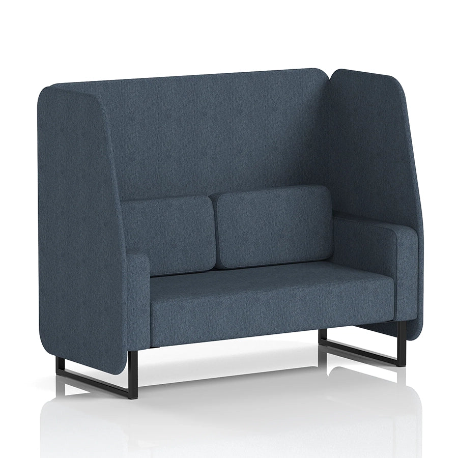 Brixworth Open Booth in Single Tone - 2 Seater
