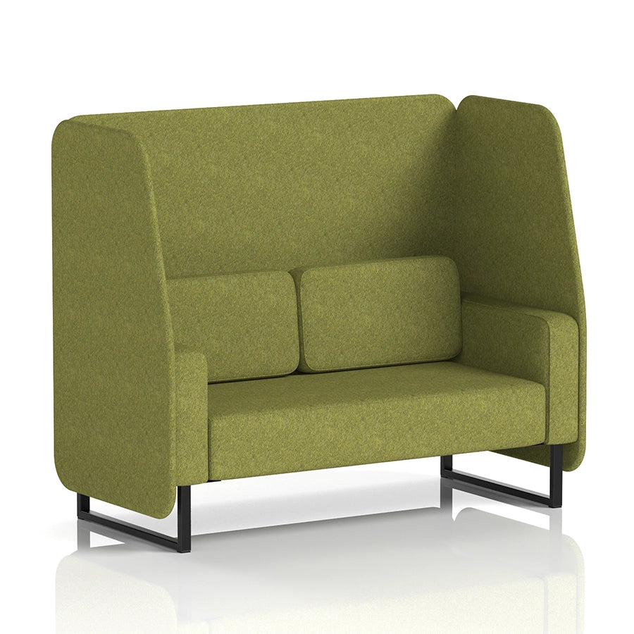 Brixworth Open Booth in Single Tone - 2 Seater