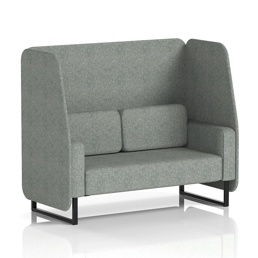 Brixworth Open Booth in Single Tone - 2 Seater