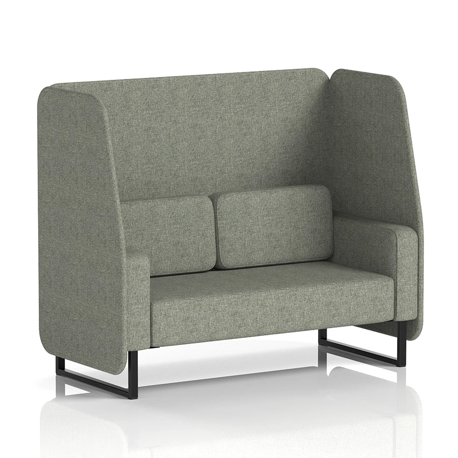 Brixworth Open Booth in Single Tone - 2 Seater