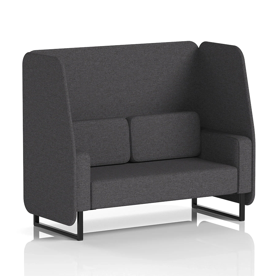 Brixworth Open Booth in Single Tone - 2 Seater