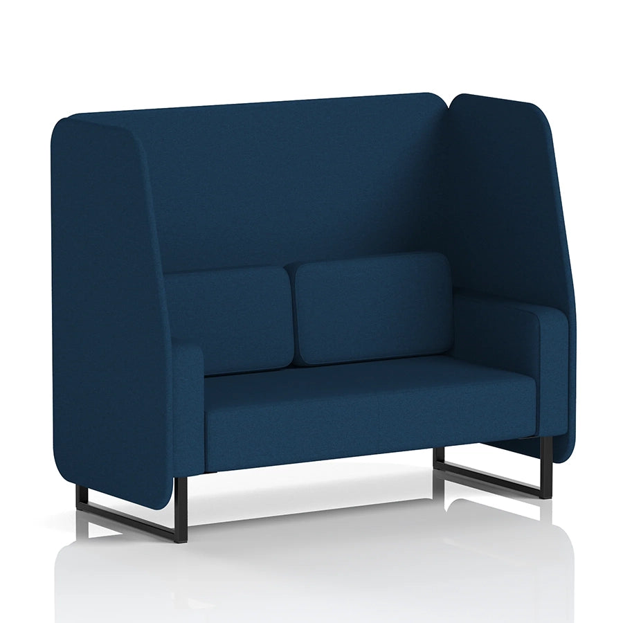Brixworth Open Booth in Single Tone - 2 Seater