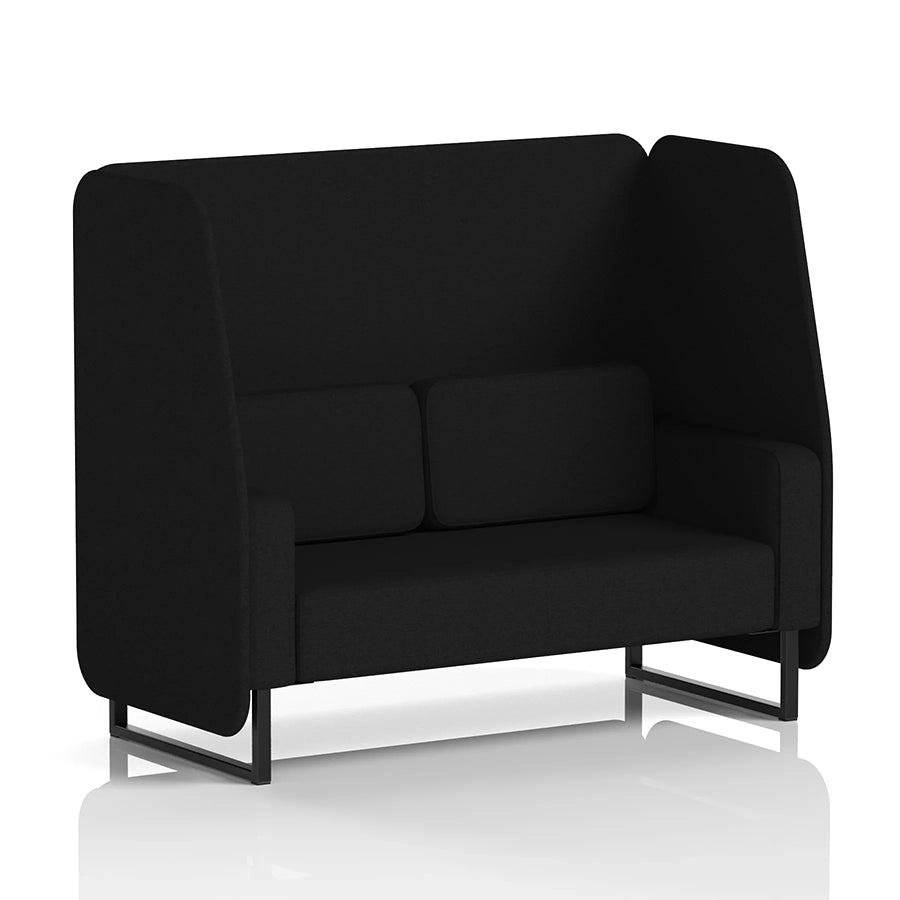 Brixworth Open Booth in Single Tone - 2 Seater