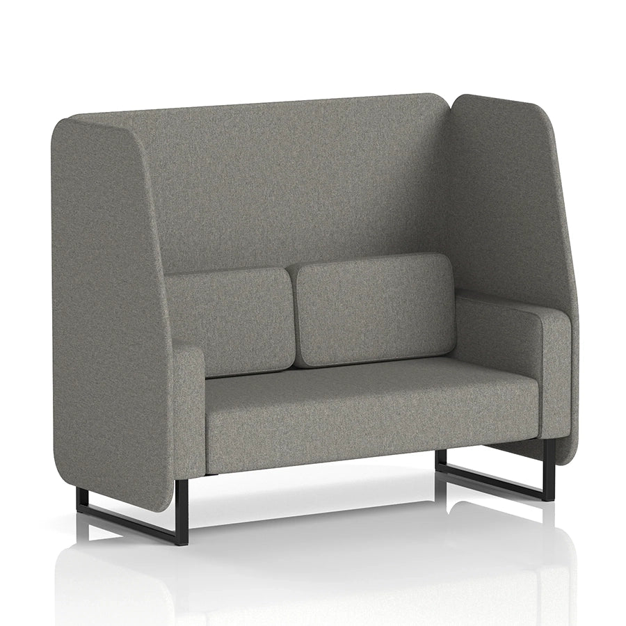 Brixworth Open Booth in Single Tone - 2 Seater