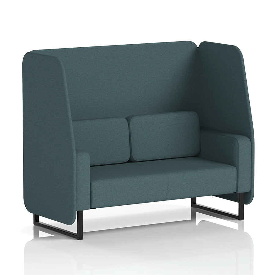 Brixworth Open Booth in Single Tone - 2 Seater