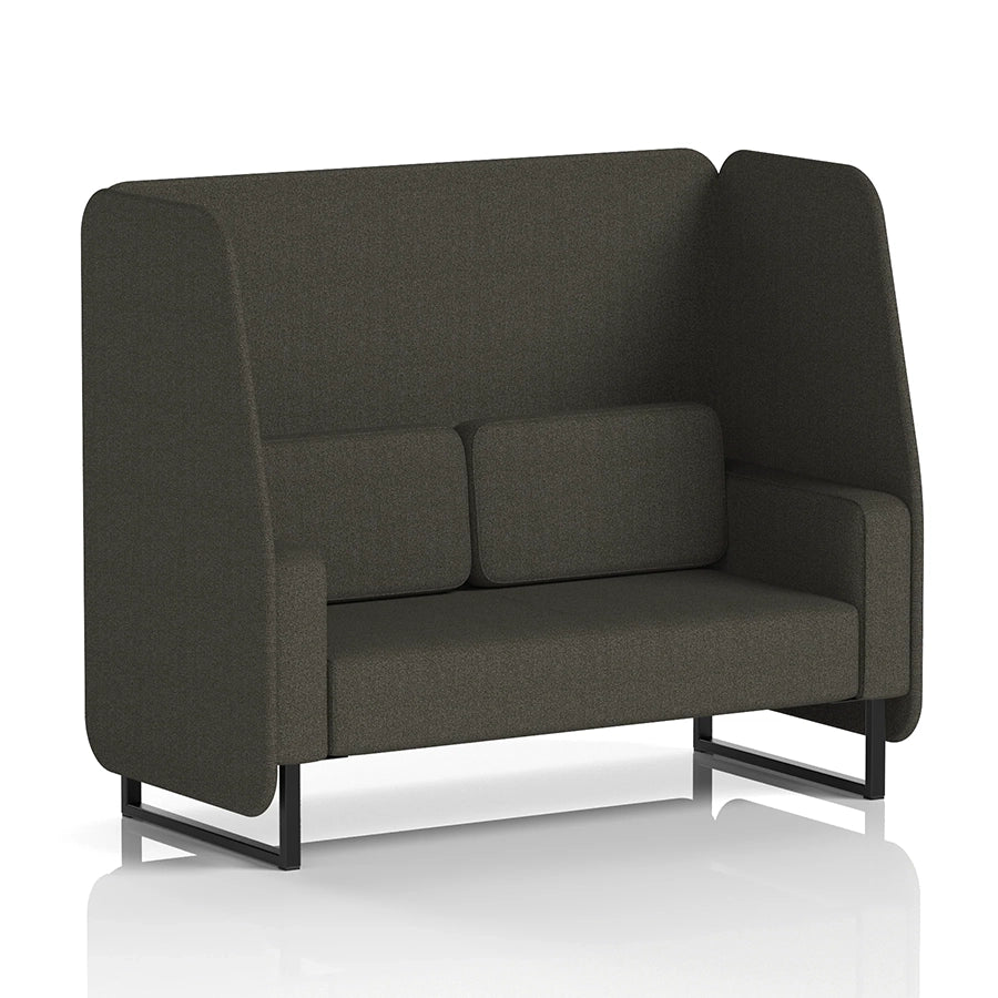 Brixworth Open Booth in Single Tone - 2 Seater