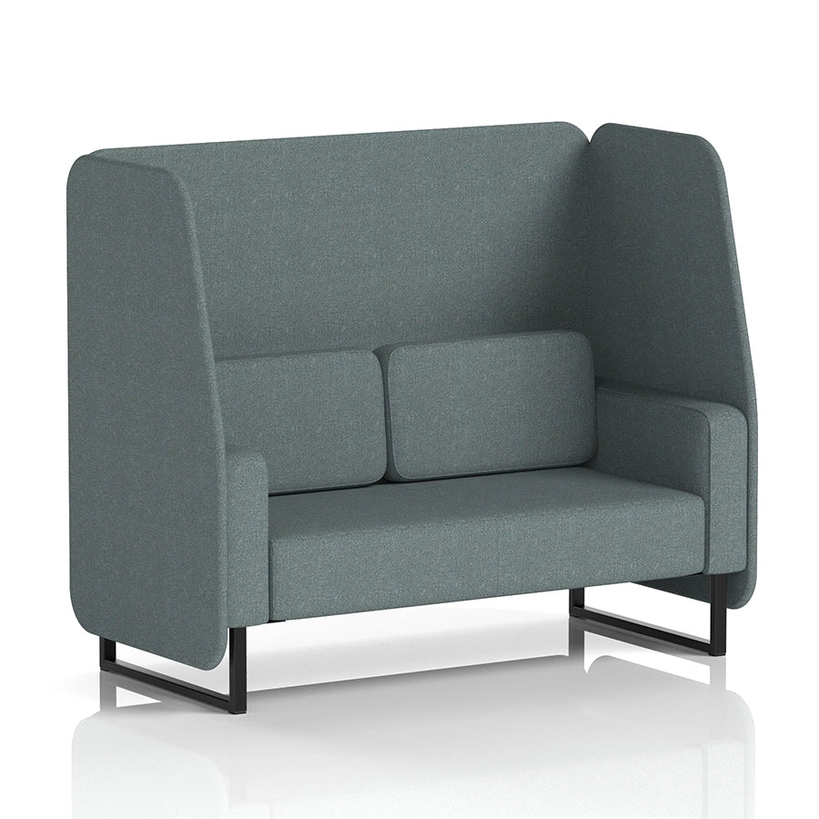 Brixworth Open Booth in Single Tone - 2 Seater