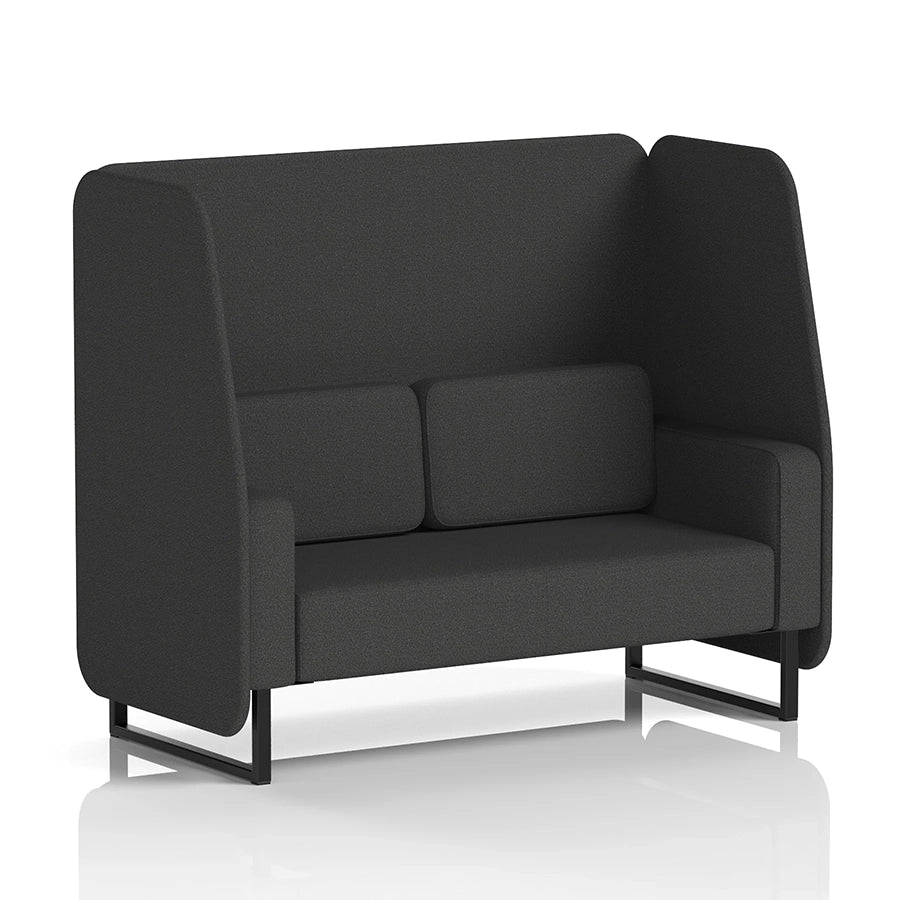 Brixworth Open Booth in Single Tone - 2 Seater