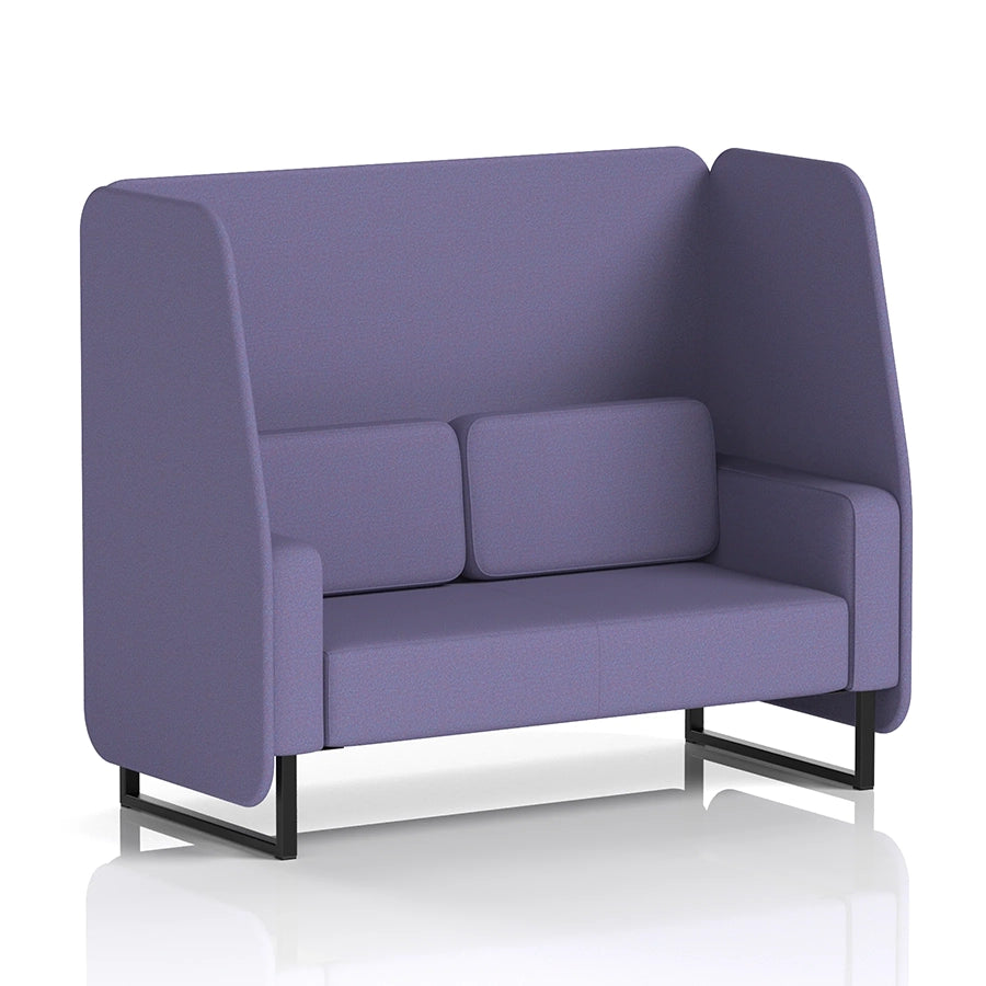 Brixworth Open Booth in Single Tone - 2 Seater