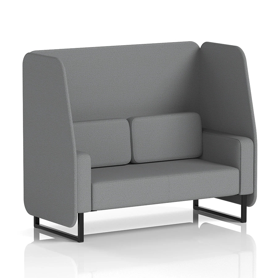 Brixworth Open Booth in Single Tone - 2 Seater