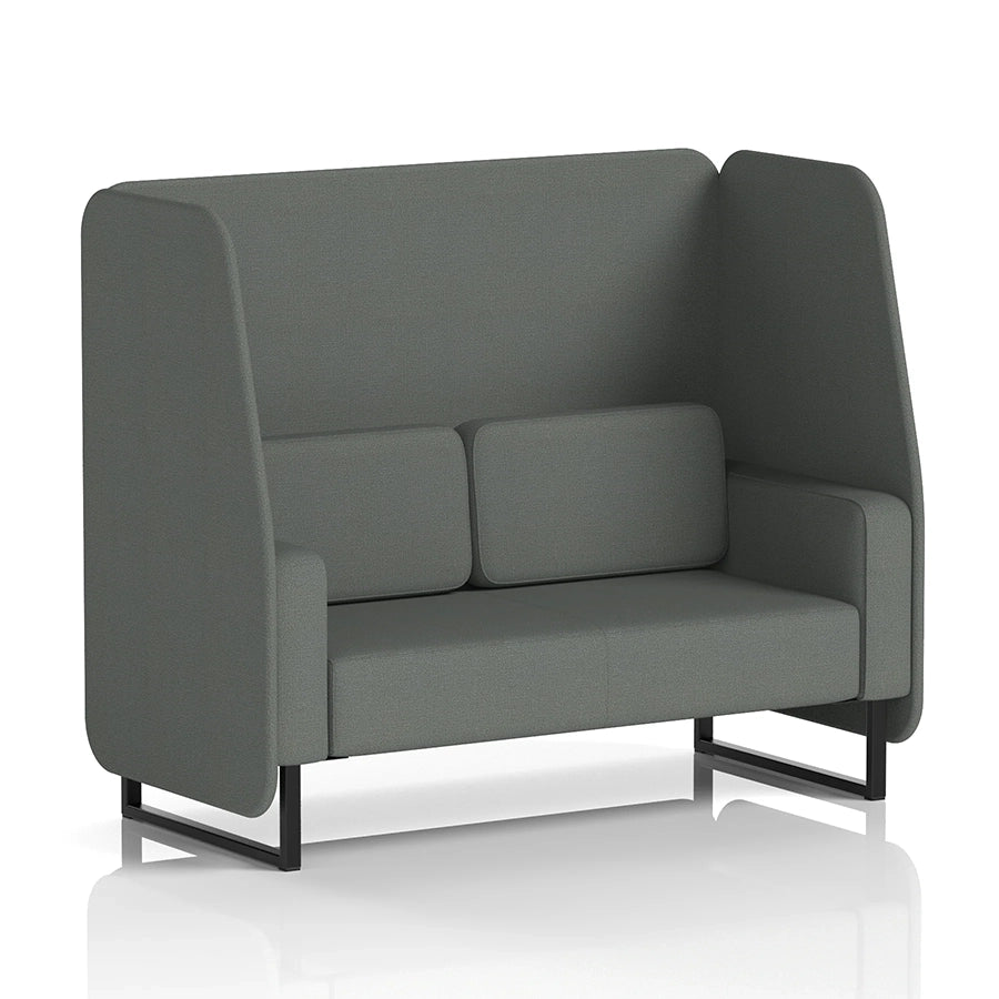 Brixworth Open Booth in Single Tone - 2 Seater