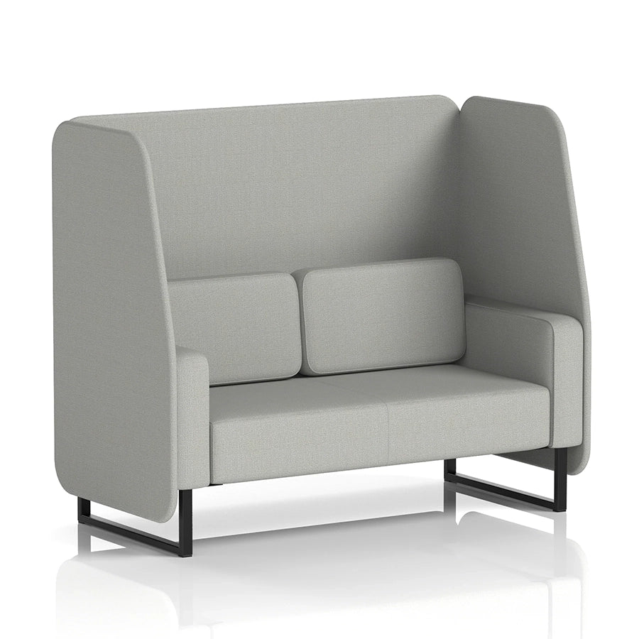 Brixworth Open Booth in Single Tone - 2 Seater