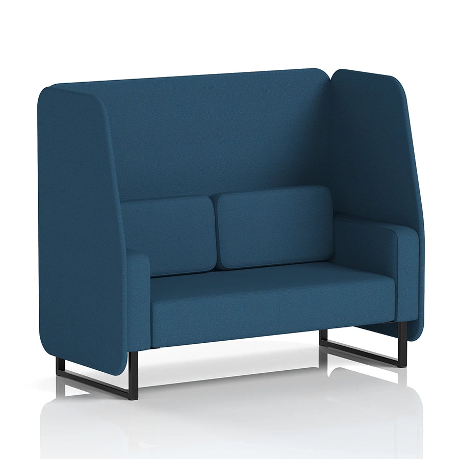 Brixworth Open Booth in Single Tone - 2 Seater