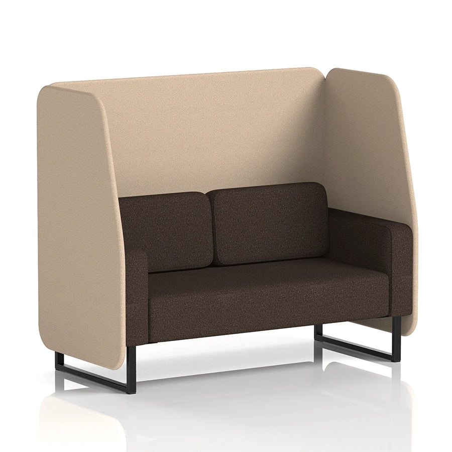 Brixworth Open Booth in Two Tone - 2 Seater