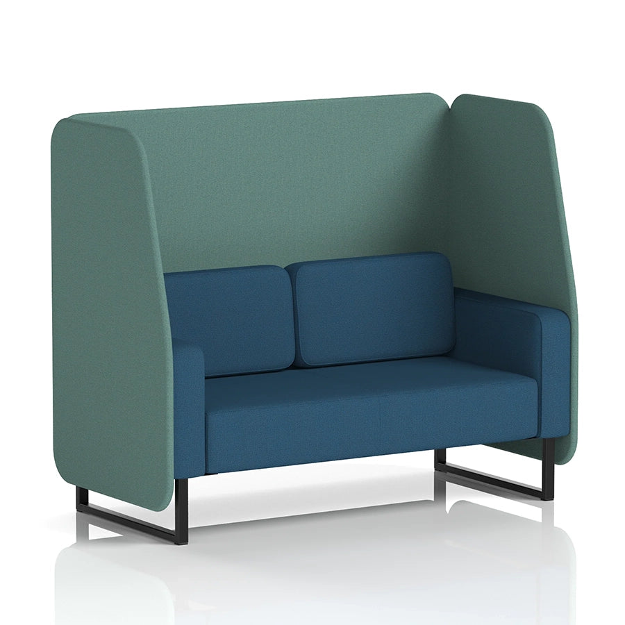 Brixworth Open Booth in Two Tone - 2 Seater
