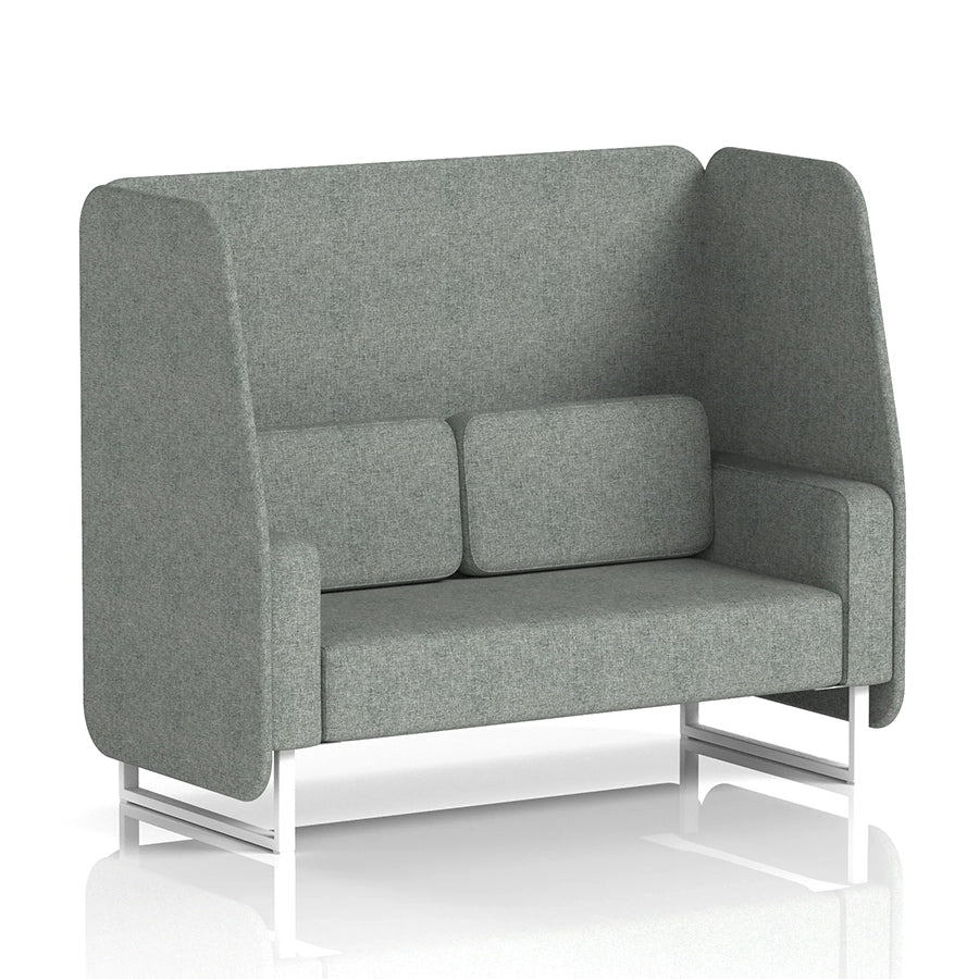 Brixworth Open Booth in Single Tone - 2 Seater
