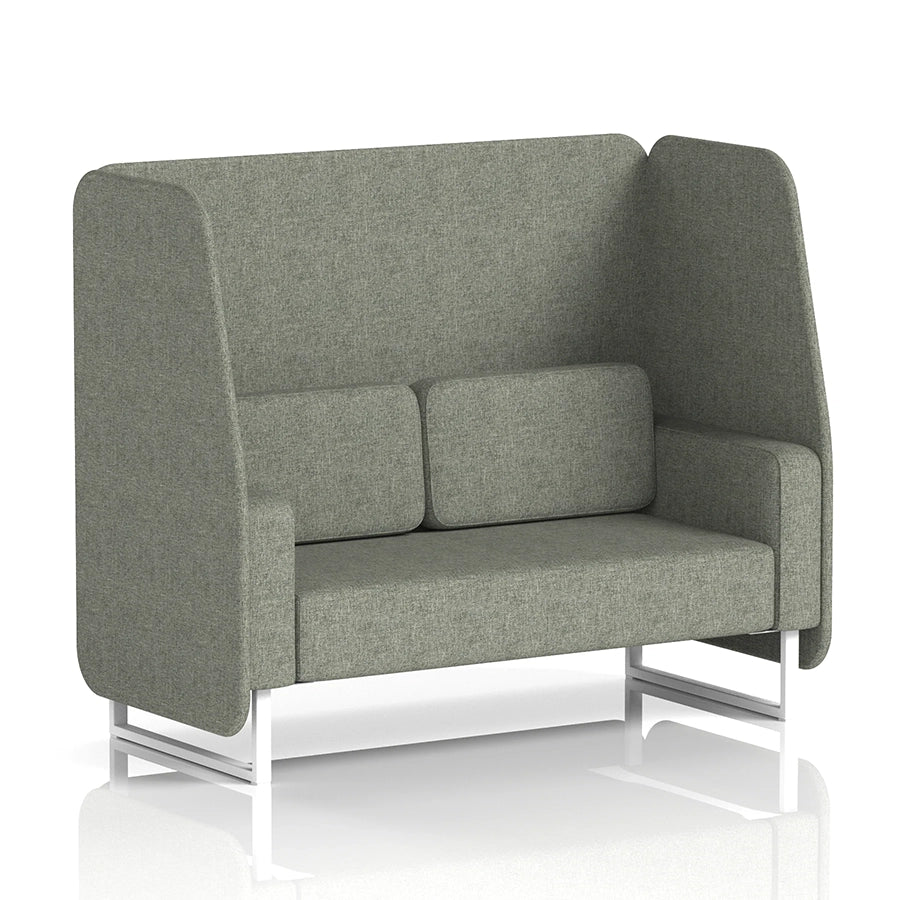 Brixworth Open Booth in Single Tone - 2 Seater