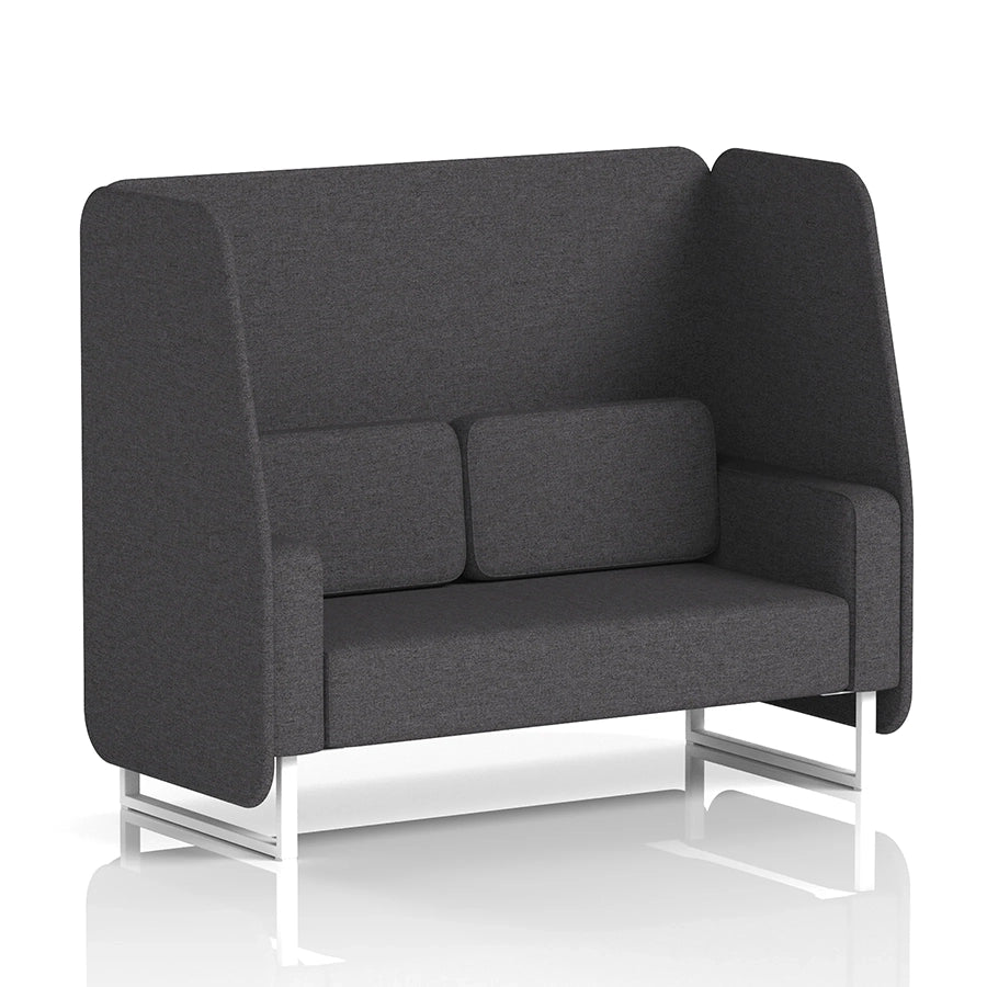 Brixworth Open Booth in Single Tone - 2 Seater