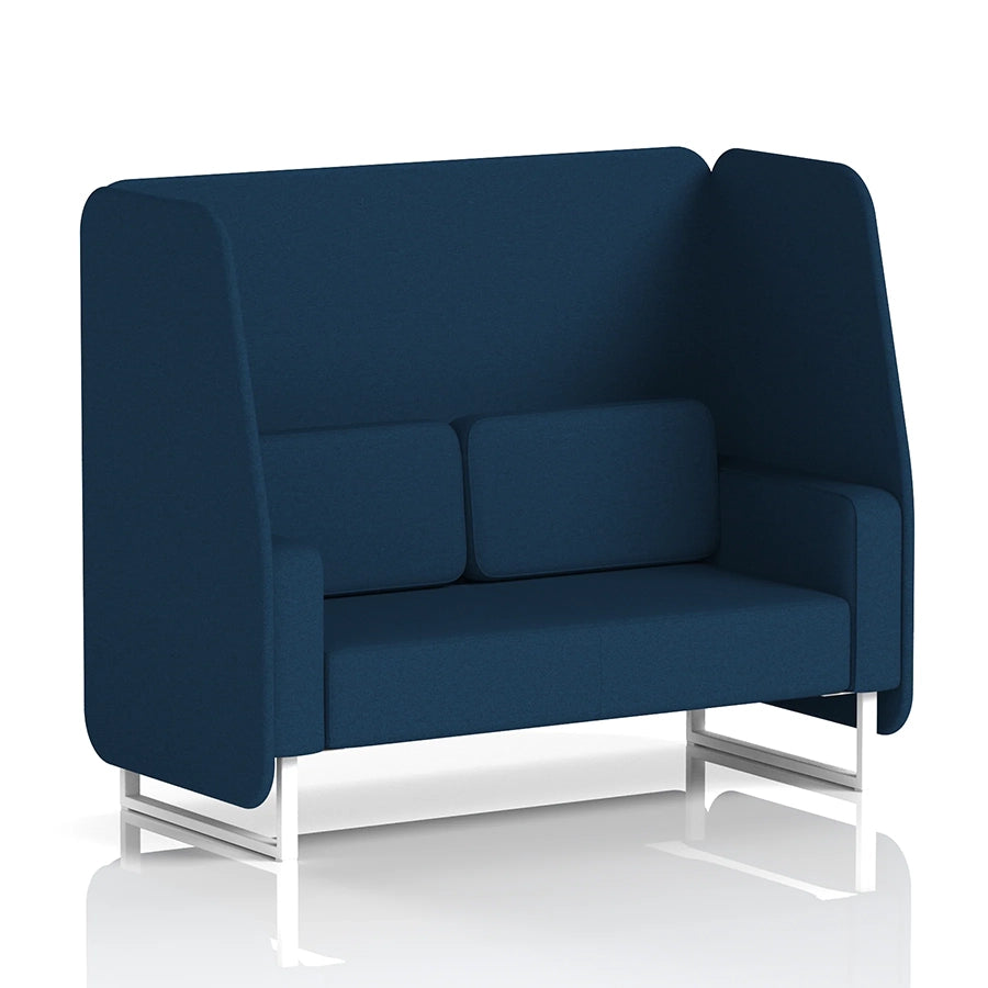 Brixworth Open Booth in Single Tone - 2 Seater