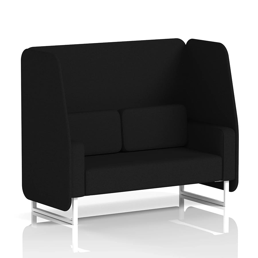 Brixworth Open Booth in Single Tone - 2 Seater