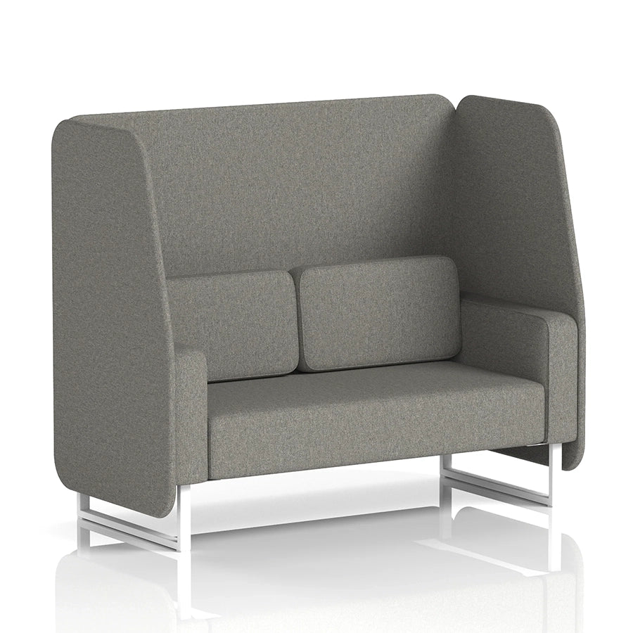Brixworth Open Booth in Single Tone - 2 Seater