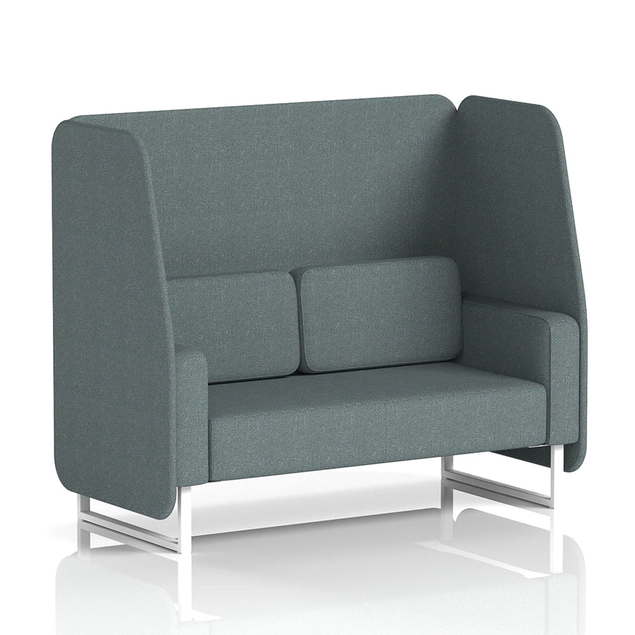 Brixworth Open Booth in Single Tone - 2 Seater