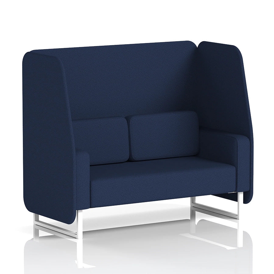 Brixworth Open Booth in Single Tone - 2 Seater