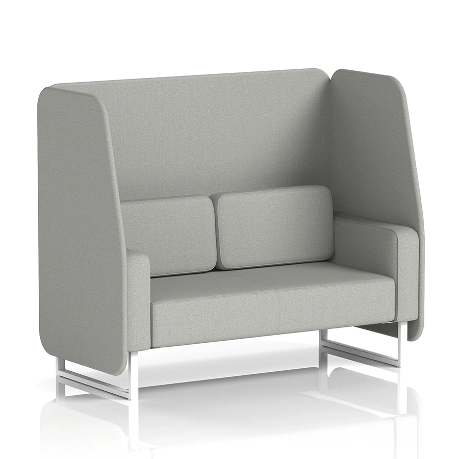 Brixworth Open Booth in Single Tone - 2 Seater