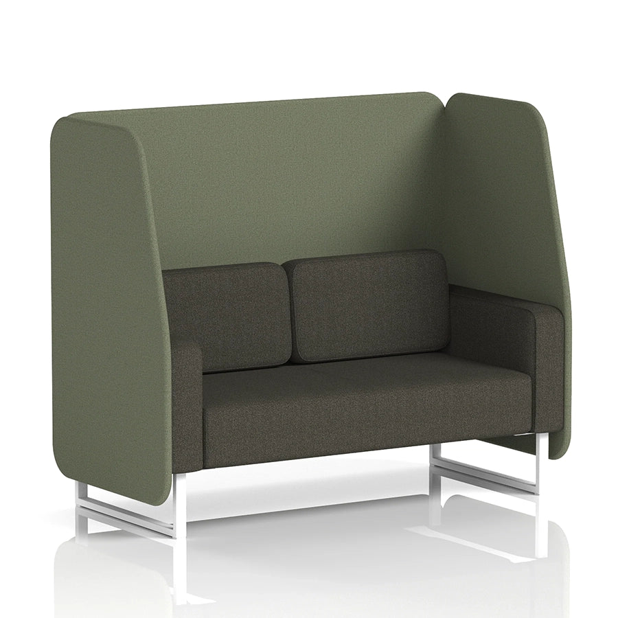 Brixworth Open Booth in Two Tone - 2 Seater