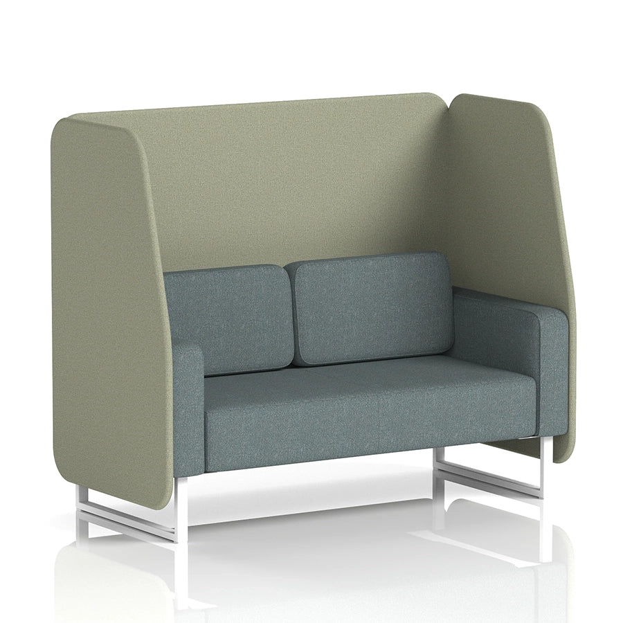 Brixworth Open Booth in Two Tone - 2 Seater