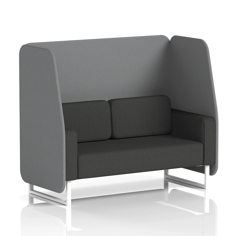 Brixworth Open Booth in Two Tone - 2 Seater