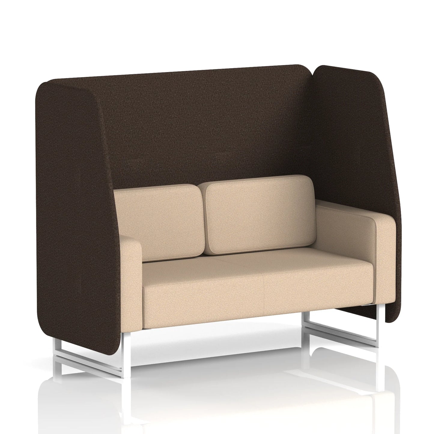 Brixworth Open Booth in Two Tone - 2 Seater