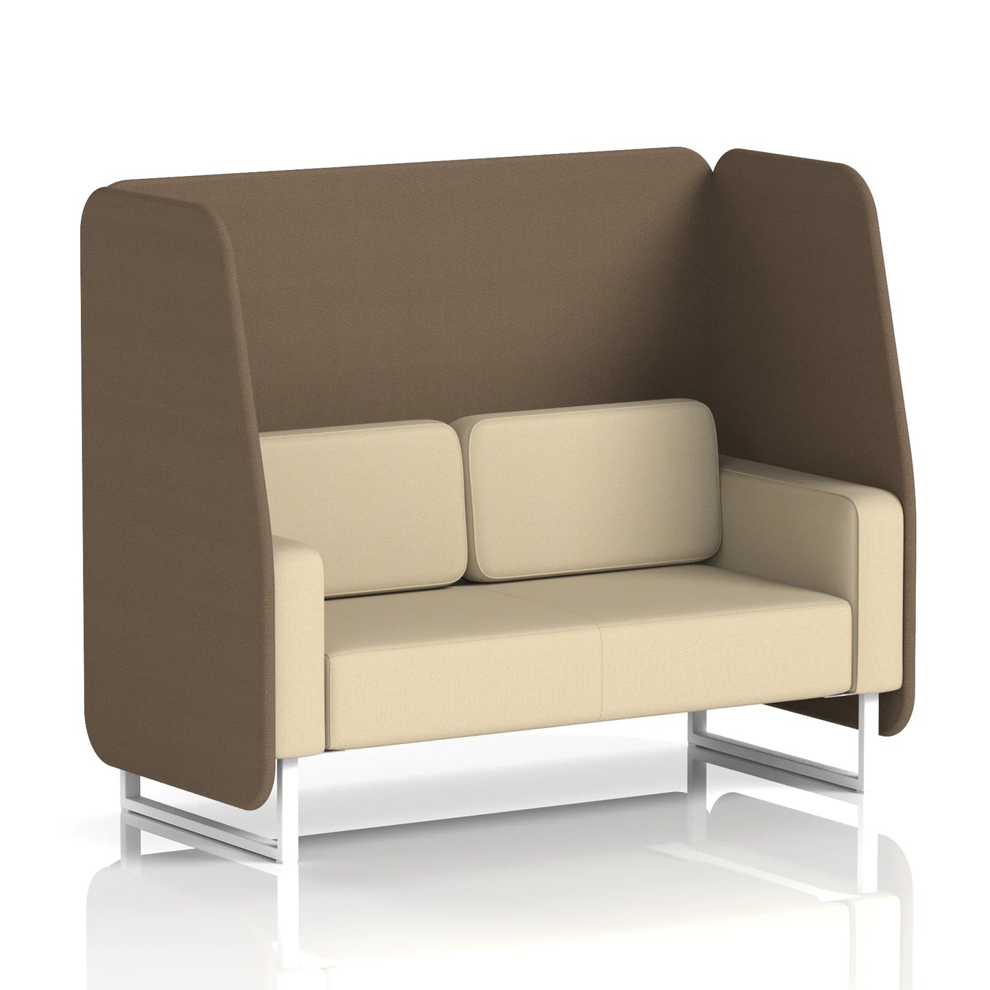 Brixworth Open Booth in Two Tone - 2 Seater