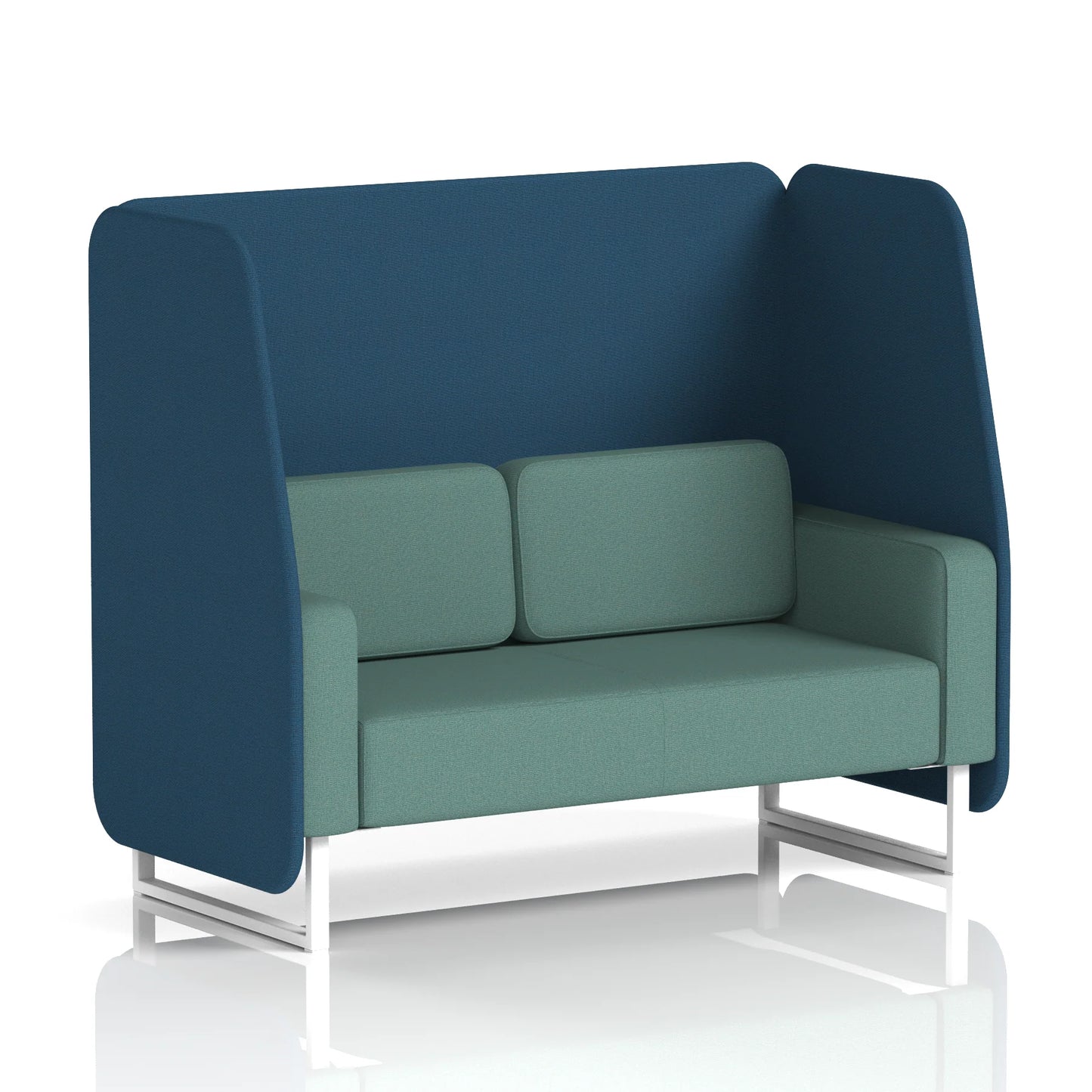 Brixworth Open Booth in Two Tone - 2 Seater