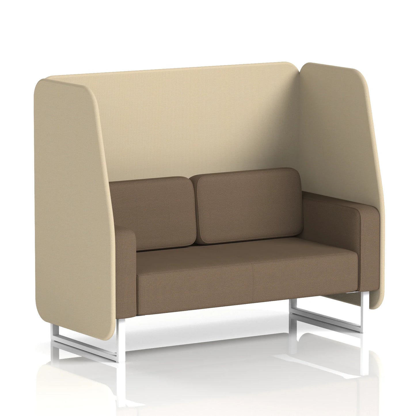 Brixworth Open Booth in Two Tone - 2 Seater