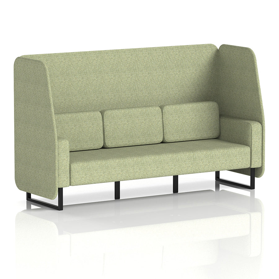 Brixworth Open Booth in Single Tone - 3 Seater