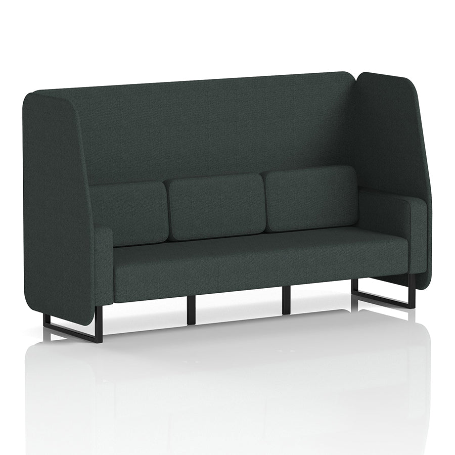 Brixworth Open Booth in Single Tone - 3 Seater