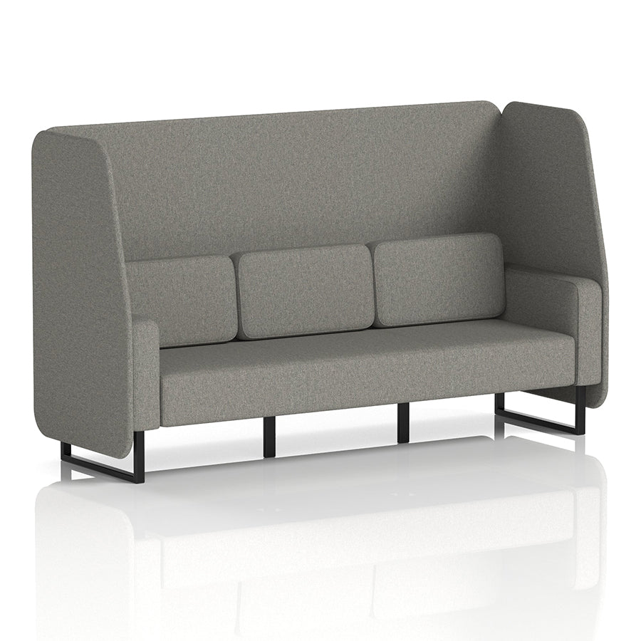 Brixworth Open Booth in Single Tone - 3 Seater