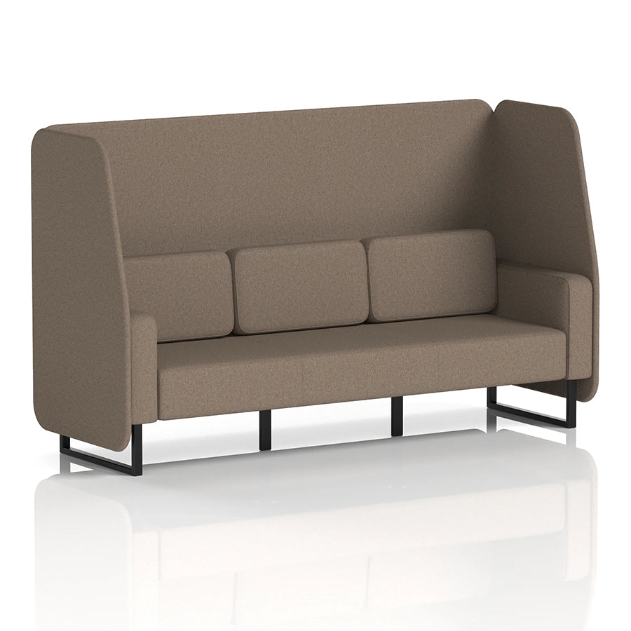 Brixworth Open Booth in Single Tone - 3 Seater