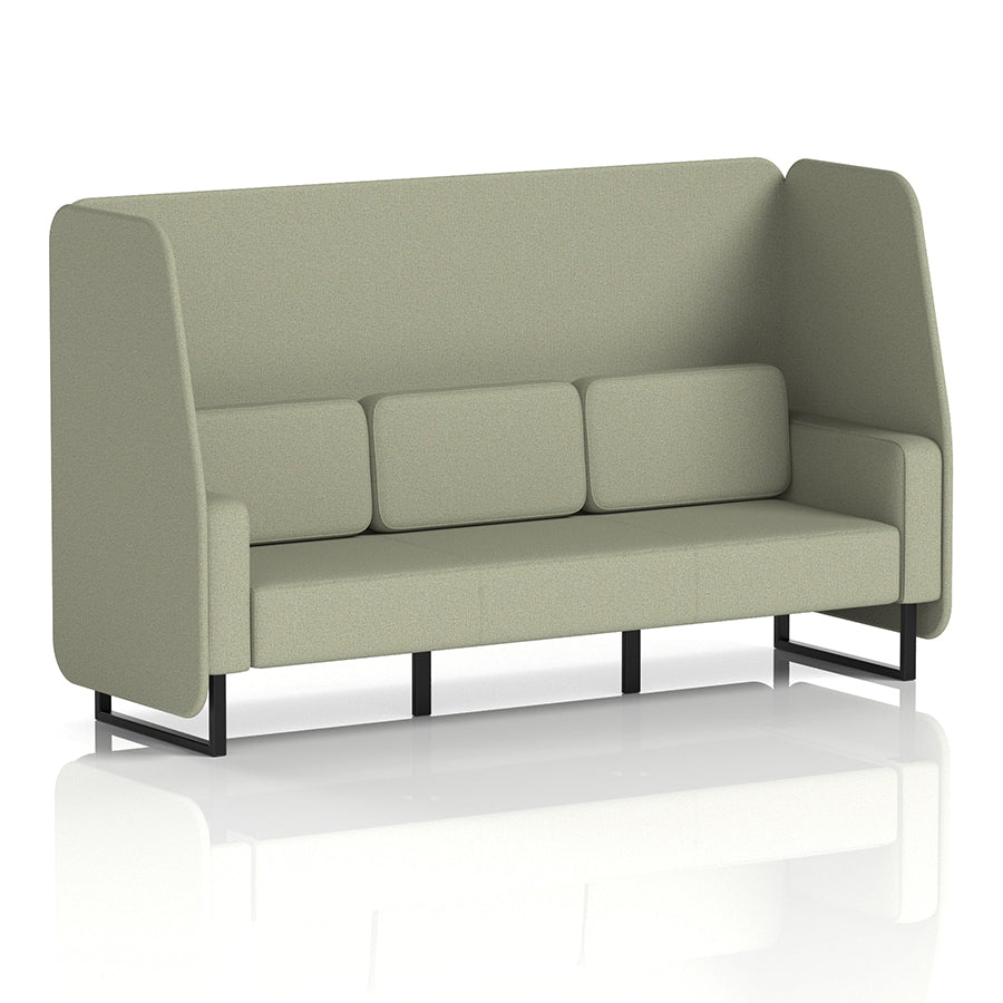 Brixworth Open Booth in Single Tone - 3 Seater
